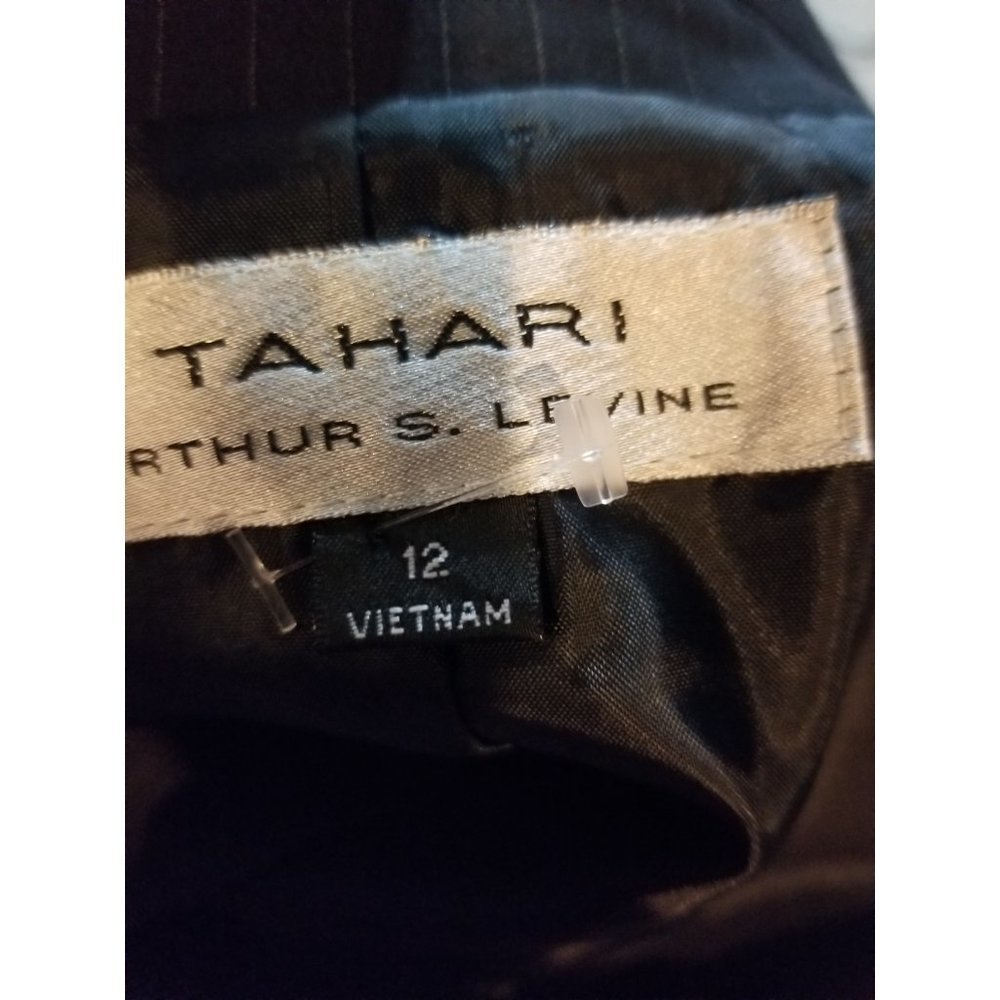 Tahari ASL 12 Blue Pinstripe Blazer - Picture 3 of 7